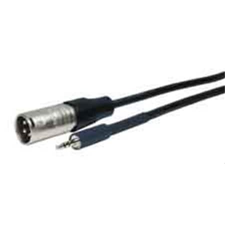 Comprehensive Standard Series XLR Plug toSTereo 3.5mm Mini Plug Audio Cable 25ft XLRP-MPS-25ST
